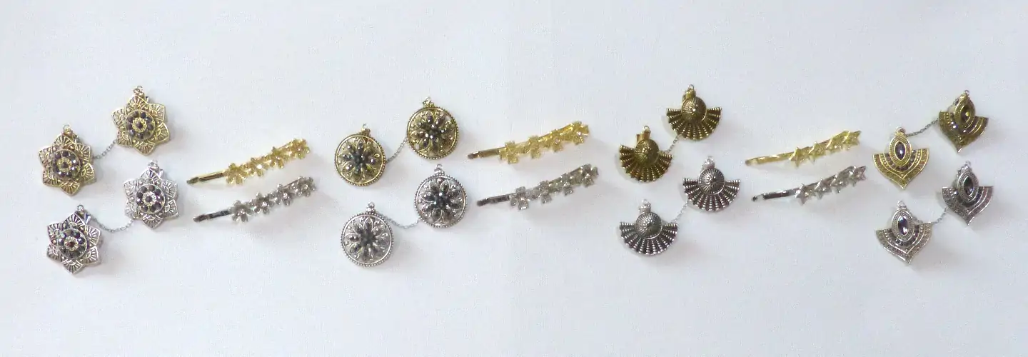 Broches, agujones y horquillas Broches, agujones y horquillas